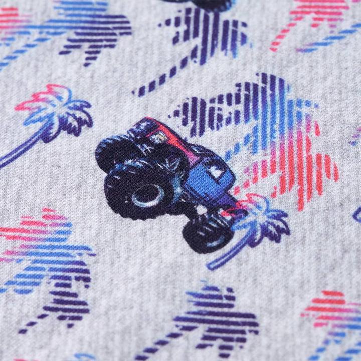 Immagine prodotto VidaXL Maglietta da bambino grigio melange 128,Materiale: 100 (128)