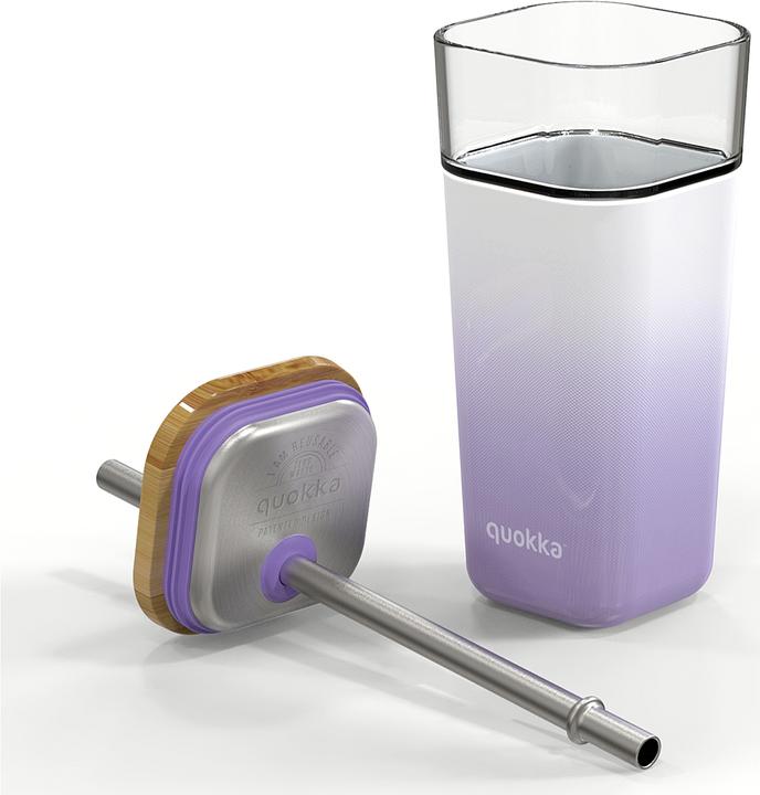 Actual product image Quokka Drinking Cup 'Liquid Cube Lilac Gradient (0.54 l)