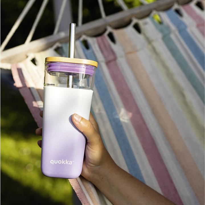 Actual product image Quokka Drinking Cup 'Liquid Cube Lilac Gradient (0.54 l)