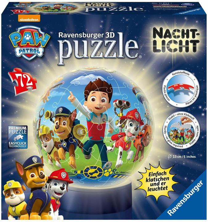 Ravensburger Paw Patrol Nachtlicht (72 Teile)