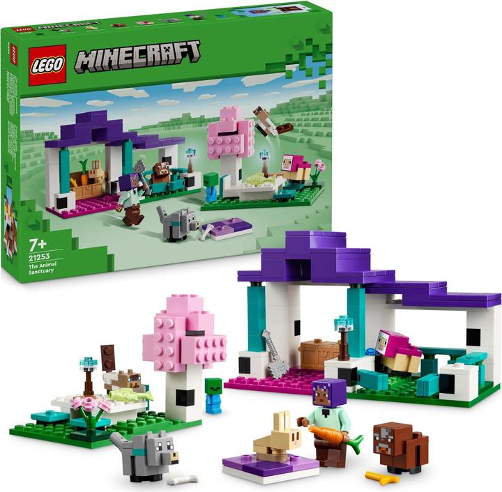 Produktbild LEGO Das Tierheim (21253, LEGO Minecraft)