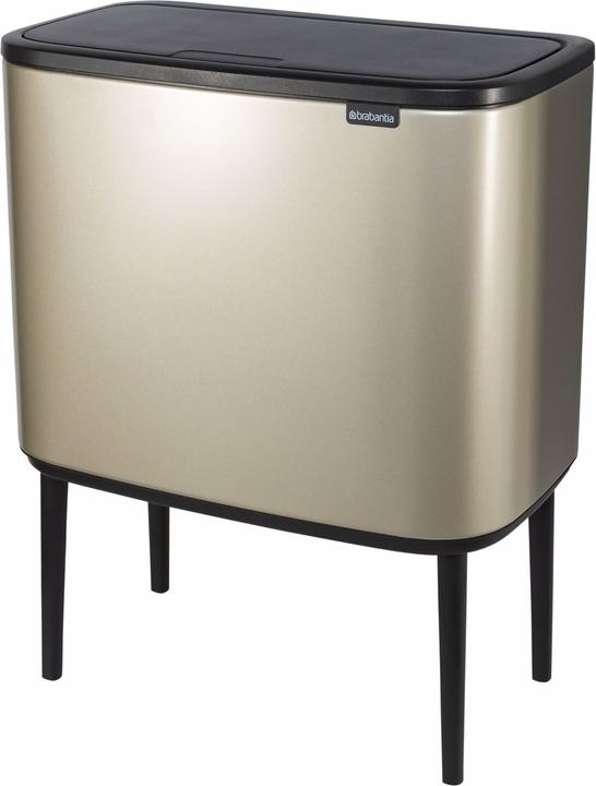Productafbeelding Brabantia Prullenbak Bo Touch Bin Champagne, 3 x 11 L (33 l)