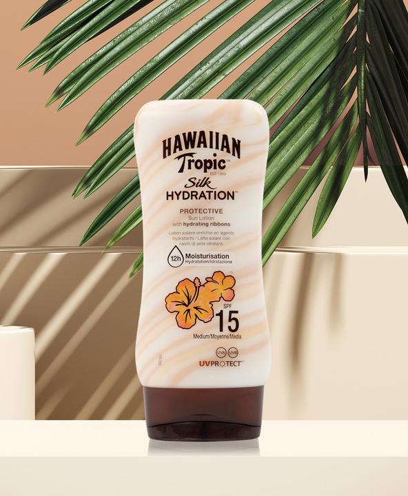 Produktbild Hawaiian Tropic Silk Hydration (Sonnencreme, SPF 15, 180 ml, 222 g)
