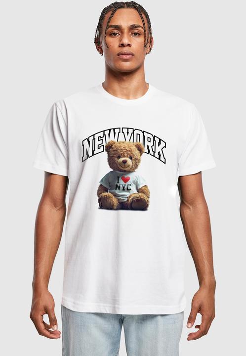 Immagine prodotto Mister Tee MisterTee Maglietta con orso del college di New York - 179967 (XS)