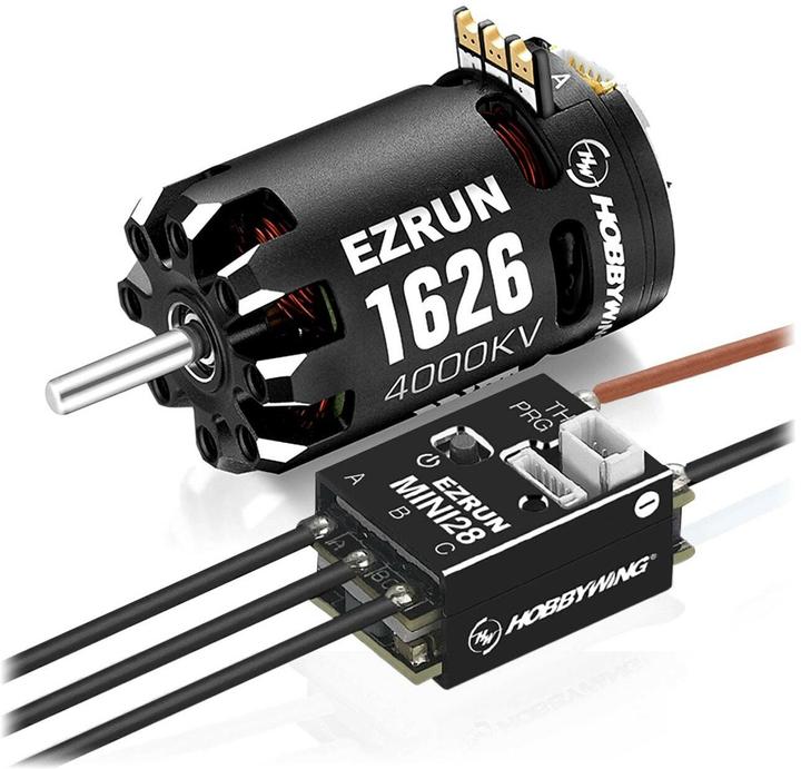 Produktbild Hobbywing Brushless-Antriebsset Mini28 Combo 1626SD 4000kV 2S