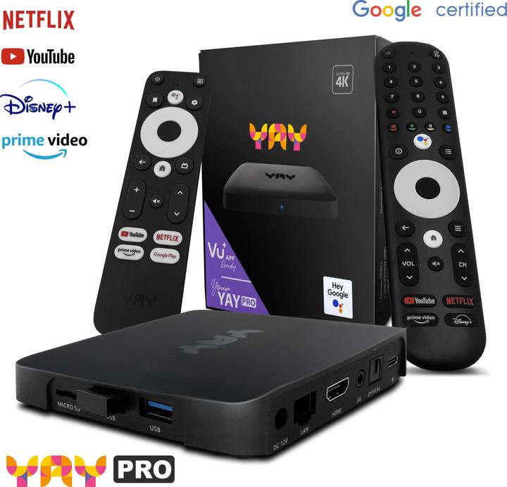 Actual product image Vu+ Yay Go Pro (8 GB, Android 10)