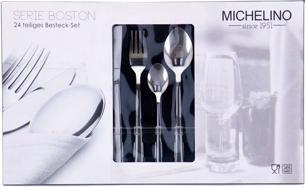 Actual product image Michelino Cutlery set 24 pieces (24 Piece, Cutlery set)