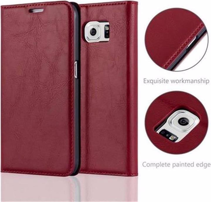 Actual product image Cadorabo Book Invisible Magnet Cover (Samsung Galaxy S6)