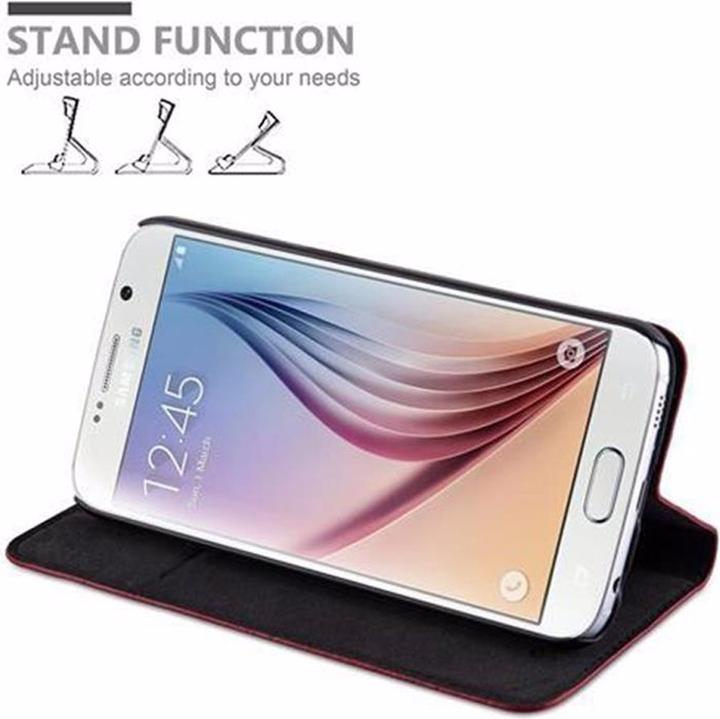 Actual product image Cadorabo Book Invisible Magnet Cover (Samsung Galaxy S6)