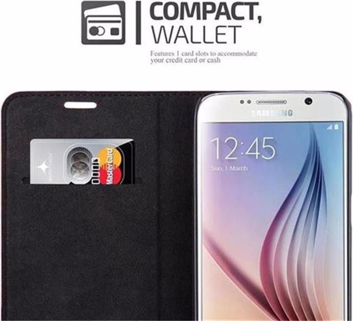 Actual product image Cadorabo Book Invisible Magnet Cover (Samsung Galaxy S6)