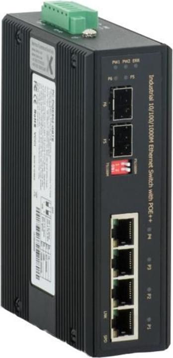 Actual product image Barox Switch DIN-rail, 1G, no (4 Ports)