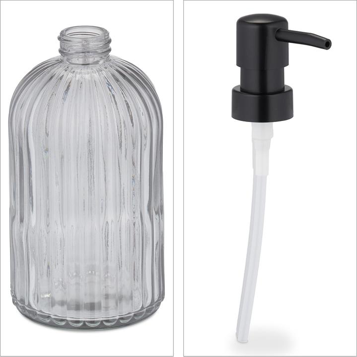 Produktbild Relaxdays 3x Glas-Seifenspender