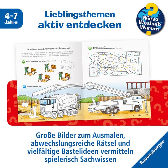 Actual product image Ravensburger Fahrzeuge auf der Baustelle (German, Sebastian Coenen, 2019)