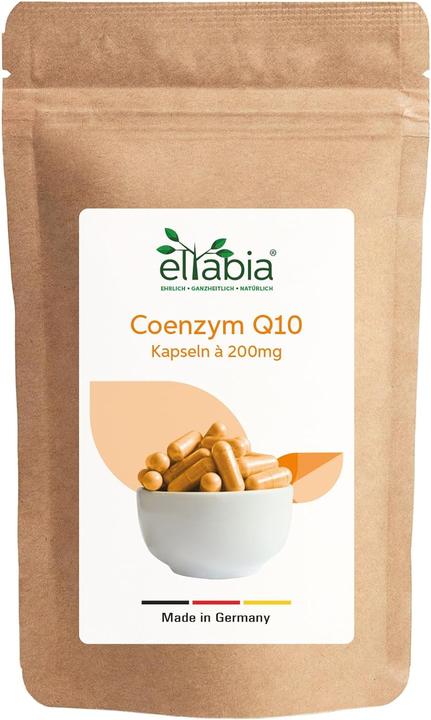 Eltabia Coenzym Q10 Kapseln | 200mg Hochdosiertes Vegan Premium Ubiquinon (200 Stück, Kapseln)