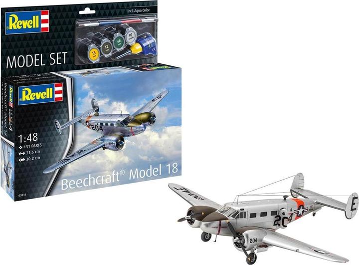 Revell Ensemble de modèles Beechcraft Model 18