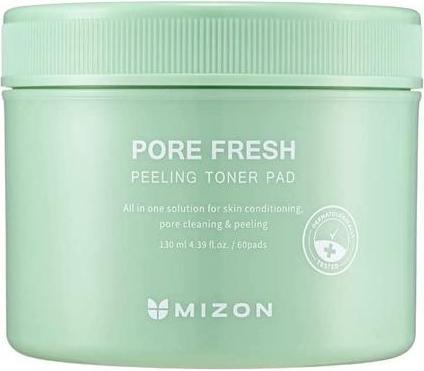 Actual product image Mizon Double-sided peeling wet tampons Pore Fresh (Peeling Toner Pad) 60 pcs (Exfoliation, 60 ml)