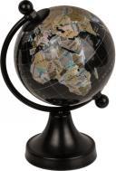 Ootb Decorative globe, black, made of plastic, approx.