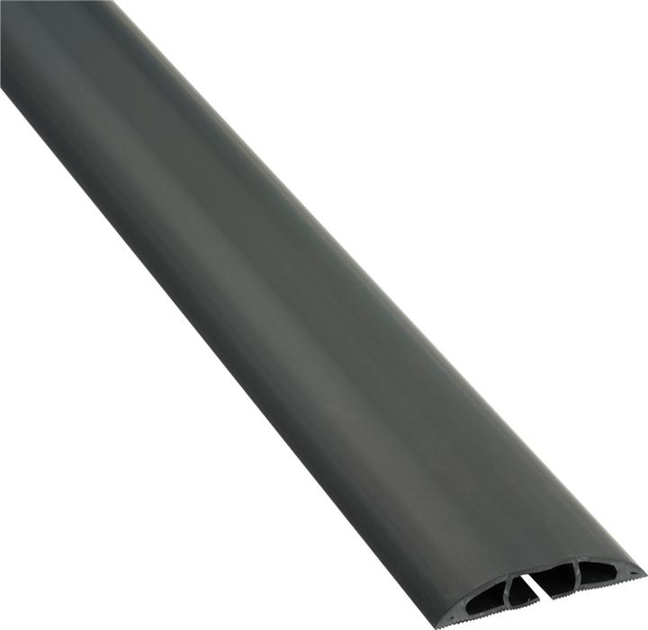 Steffen D-Line Goulotte de sol 60x12mm 1.8m noir (Conduit, 180 cm)