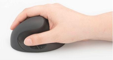 Image du produit Digitus Clavier ergonomique vertical sans fil 6 boutons 1600 dpi noir (Sans fil)