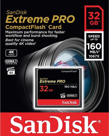 Produktbild SanDisk Extreme Pro Compact Flash (32 GB, CF)