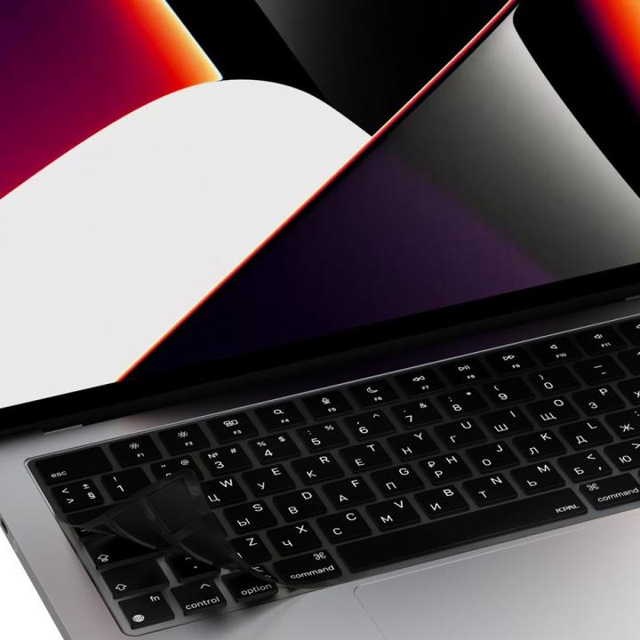 Productafbeelding JCPAL VerSkin Silicone Toetsenbordbeschermer voor MacBook Air 13"(M2 2022/M3 2024) / Pro 14"/16" (M1