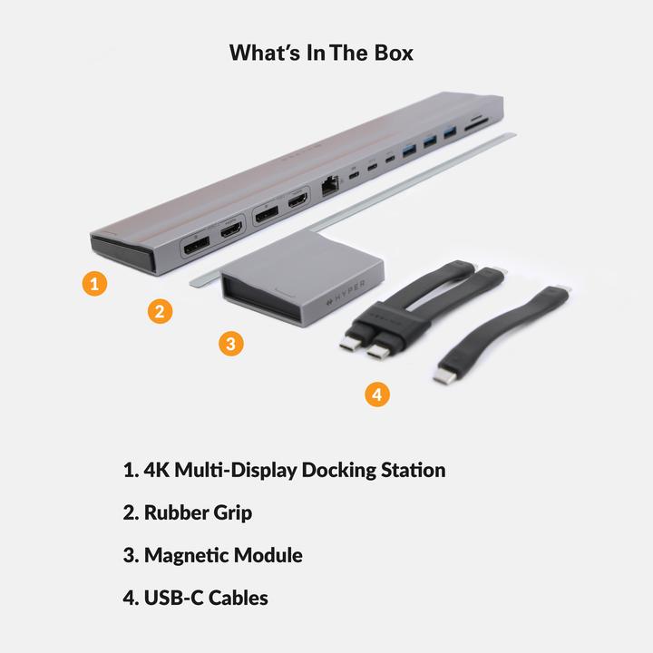 Actual product image Targus HyperDrive 4K (USB-C, 2 Ports)