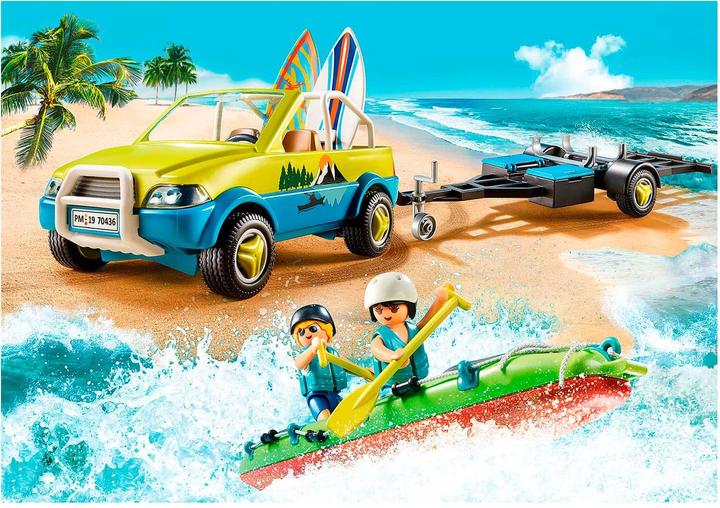 Produktbild Playmobil Strandauto mit Kanuanhänger (70436, Playmobil Family Fun)