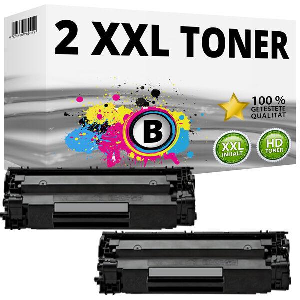 Actual product image Druckfuxx 2x XXL TONER für HP LaserJet P1505N MFP M1120 M1120N M1522N M1522NF 36