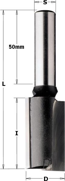 Productafbeelding CMT 177.200.11 20 mm Nutenfräser mit extra langem Schaft 12 mm