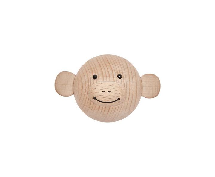 Productafbeelding Oyoy Wandhaak Aap 7 cm, Natuur