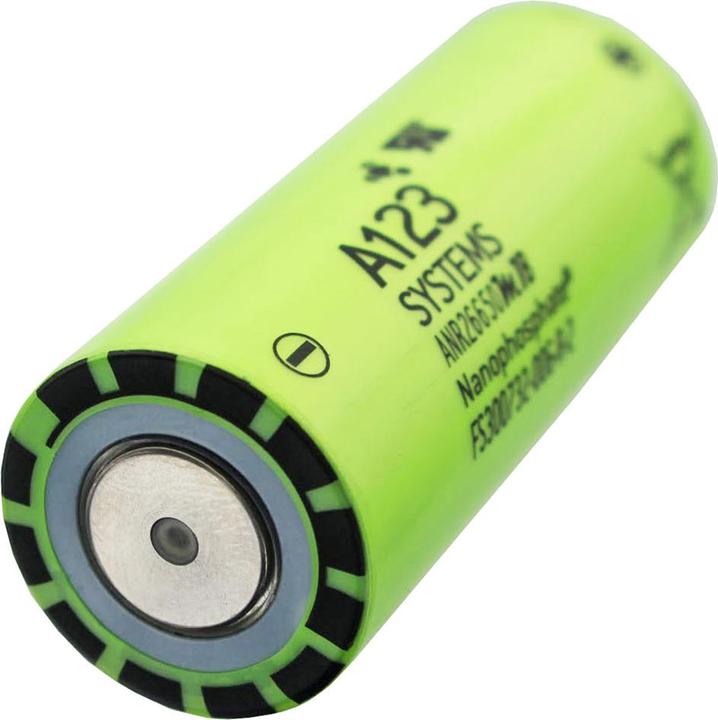 Image du produit A123 Systems Akku ANR26650M1B, ungeschützt, 26,25x65mm (1 pcs, 2500 mAh)
