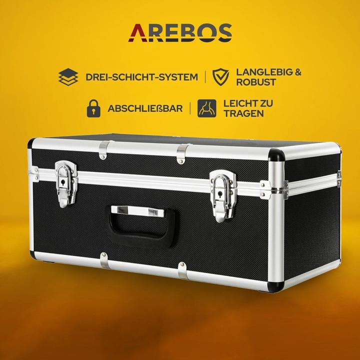 Actual product image Arebos Set of 3 transport cases (100 l)