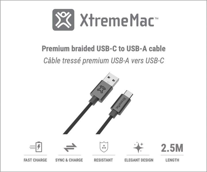 Actual product image XtremeMac Premium USB-C to USB-A (2.50 m, USB 3.0)