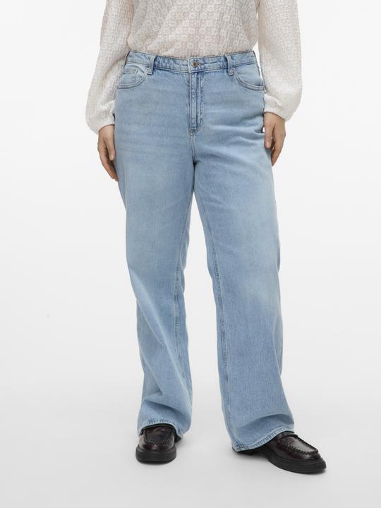 Actual product image Vero Moda VMCTESSA Hohe Taille Weiter Beinschnitt Jeans Weit geschnitten (W44/L32)