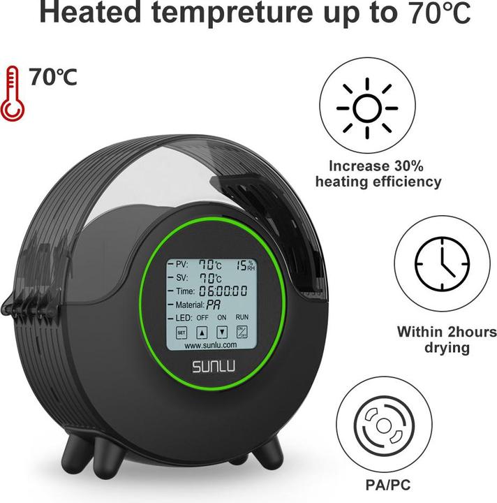 Sunlu S2 Filamenttrockner (1190 g)
