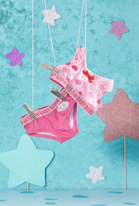 Produktbild Zapf Creation Zapf BABY born Unterwäsche 43 cm Rosa Blau