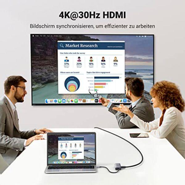 Actual product image Ugreen USB Hub 3.0 (USB-C, 5 Ports)