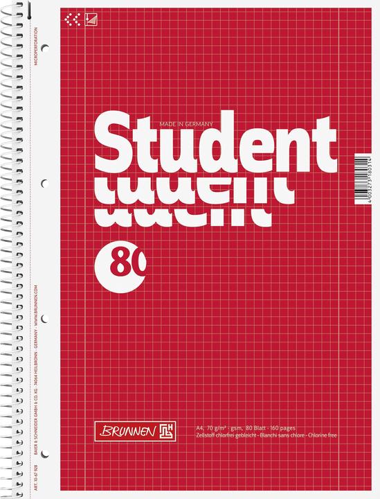 Produktbild Collegeblock (A4, Kariert)