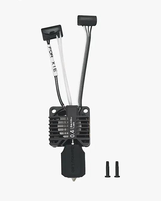 Actual product image Bambu Lab Hotend assembly with hardened steel nozzle 0.4mm (Hotend)