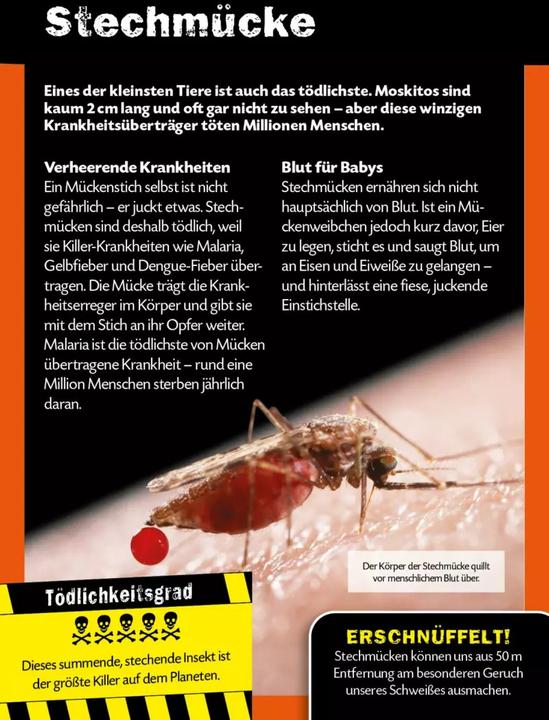 Produktbild Die 100 tödlichsten Dinge der Welt (Deutsch, Anna Claybourne, Petra Bachmann, 2021)