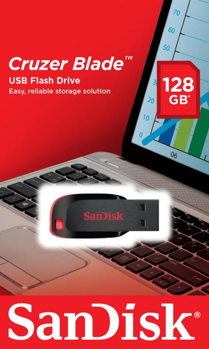 Actual product image SanDisk cruiser blade (128 GB, USB-A)