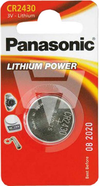 Actual product image Panasonic Lithium Power CR2430 (1 pcs., CR2430, 285 mAh)