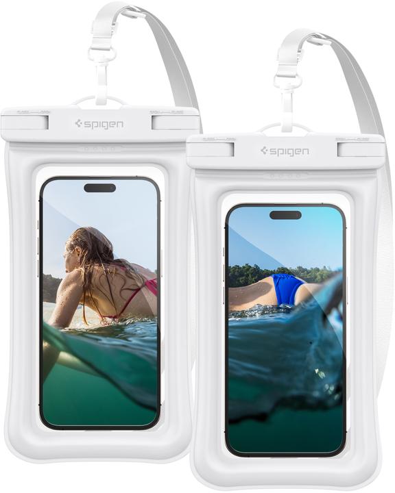 Image du produit Spigen Aqua Shield Waterproof Floating Case A610 2 Pack, blanc ACS06017 (Universel)