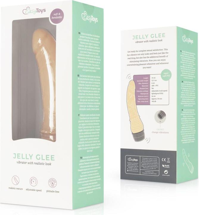 Actual product image Easytoys Jelly Glee - Realistic Vibrator