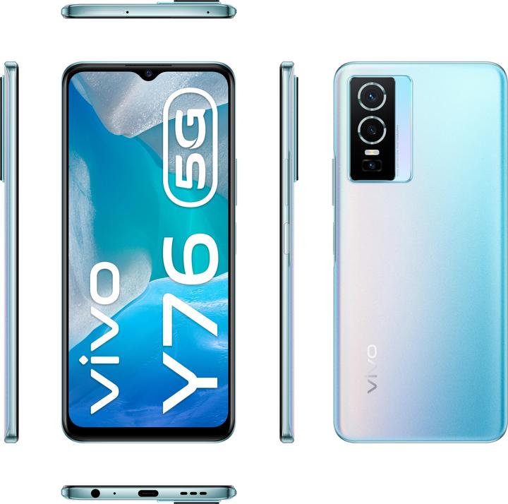 Produktbild Vivo Y76 5G Cosmic Aurora (128 GB, Cosmic aurora, 6.58", Dual SIM, 50 Mpx, 5G)
