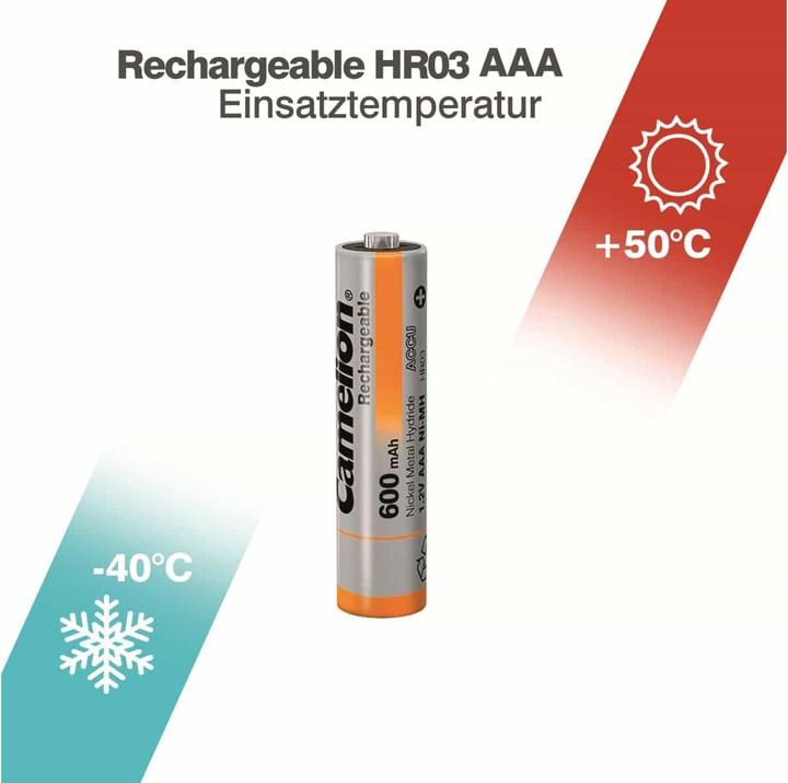 Actual product image Camelion Micro (1.20 V, 600 mAh)