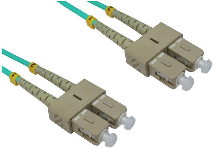 Image du produit Cables Direct CDL 2MTR SC-SC 50/125OM3 AQUA