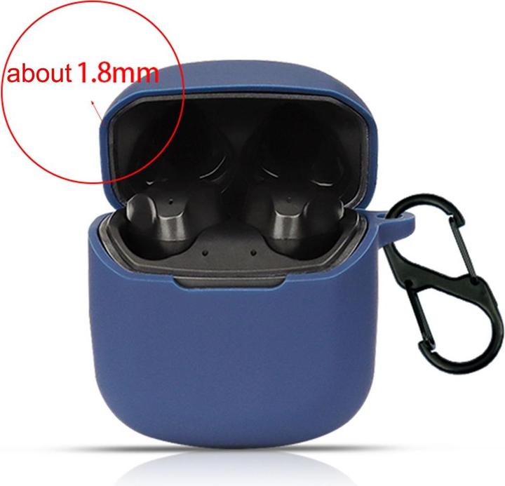 Produktbild König Design Schutz Tasche Hülle für JBL Club Pro+ TWS Case Cover Bumper Etui Schale 360 Grad (Kopfhörer Hülle)