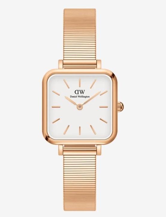 Immagine prodotto Daniel Wellington Quadro Studio Oro Rosa Bianco (Orologio da polso analogico, 22 mm)