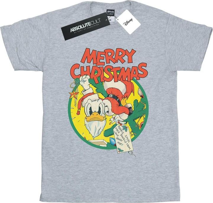 Disney Donald Duck Merry Christmas TShirt (S)